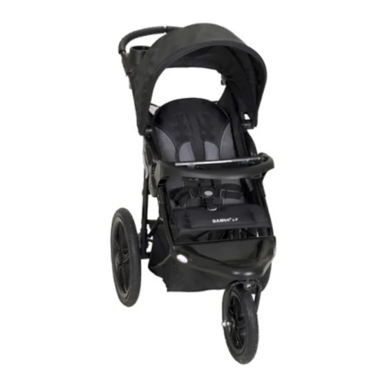 Baby Trend Range LX Jogger JG77 Manuales