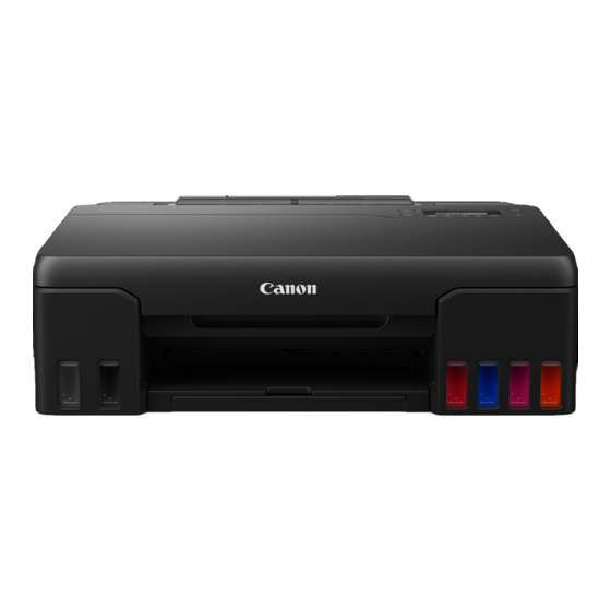 Canon PIXMA G500 Serie Guia De Inicio Rapido