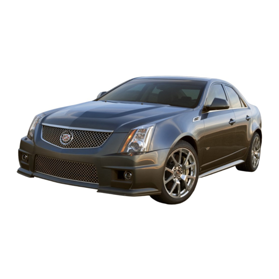 Cadillac CTS 2010 Manuales