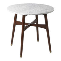 West Elm Reeve Mid-Century Bistro Table Instrucciones De Ensamblaje