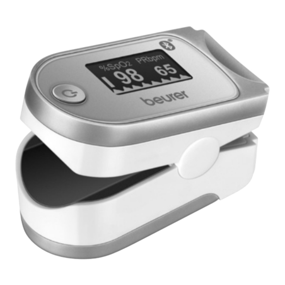 Beurer medical PO 60 Manual De Instrucciones