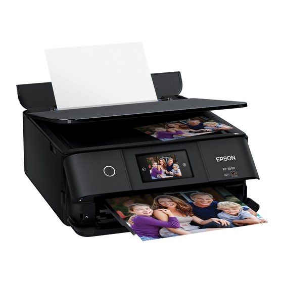Epson XP-8500 Impresora Small-in-One Guia De Instalacion