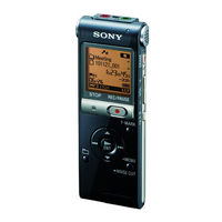 Sony ICD-UX512F Guia De Inicio Rapido