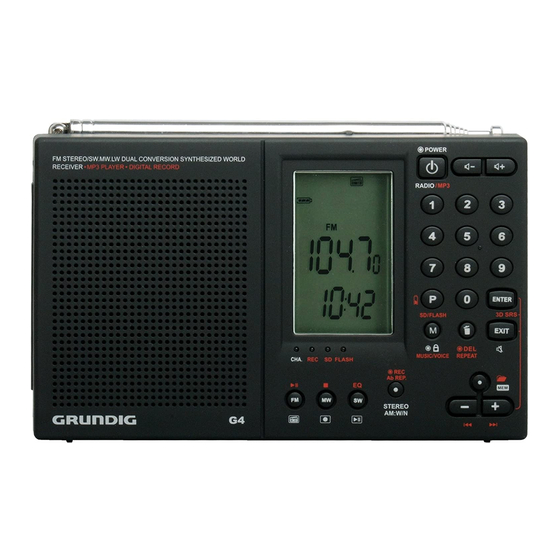 Grundig G4 El Manual Del Propietario