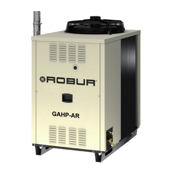 Robur GAHP-AR Serie Manual De Instalación, Utilización Y Mantenimiento