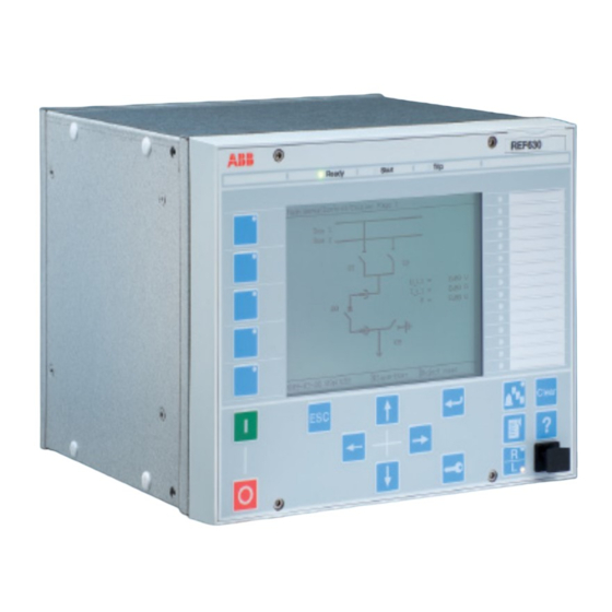 ABB Relion 630 Serie Manual De Instalación