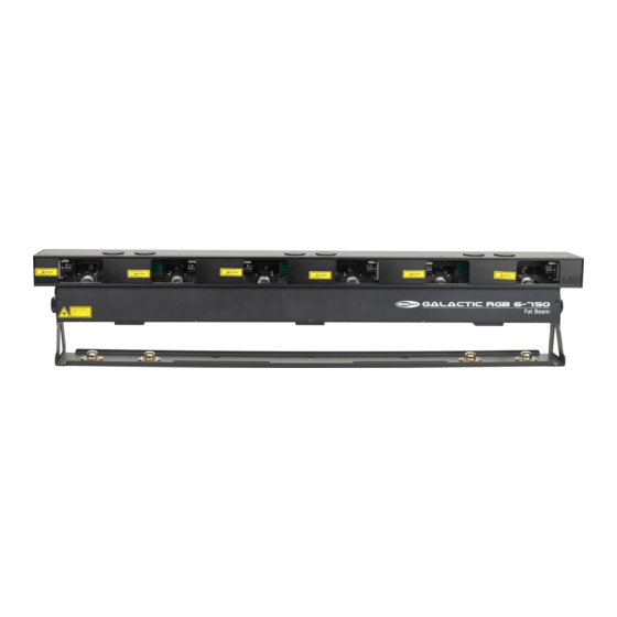 SHOWTEC Galactic RGB-6-750 Manual Del Propietário