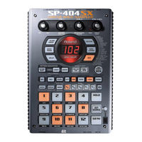 Roland SP-404SX Manual Del Usuario