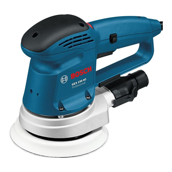 Bosch GEX Professional 150 AC Manual Original