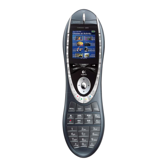 Logitech Harmony 885 Manual Del Usuario