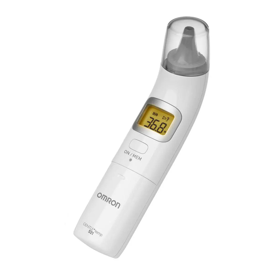 Omron Gentle Temp 521 Manual Del Usuario