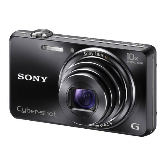 Sony Cyber-shot DSC-WX100 Manual De Instrucciones