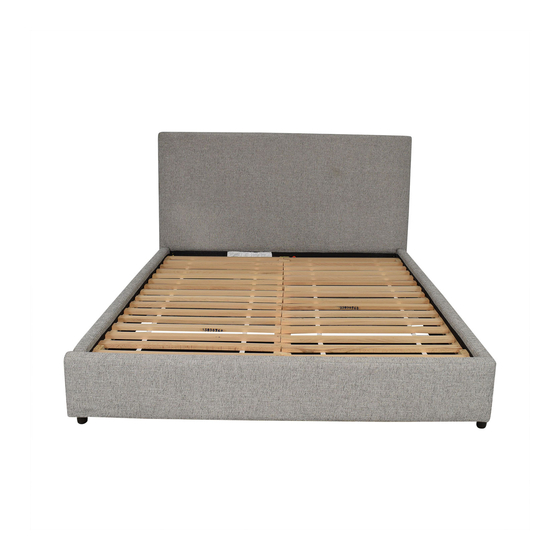 West Elm Contemporary Upholstered Storage Bed Instrucciones De Ensamblaje