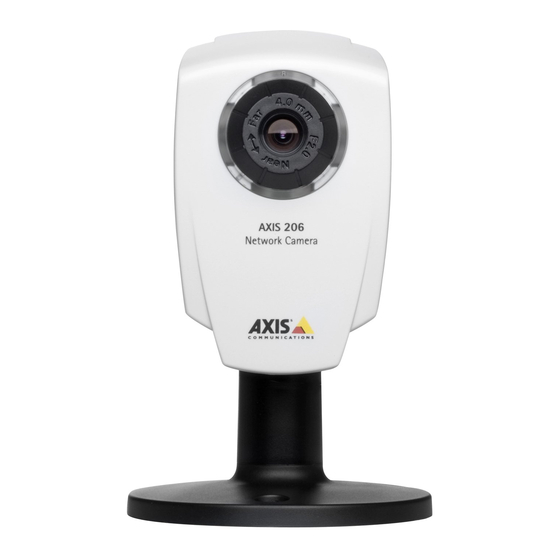 Axis 206 Guía De Instalación Rápida