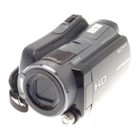 Sony Handycam HDR-SR12E Manual De Instrucciones