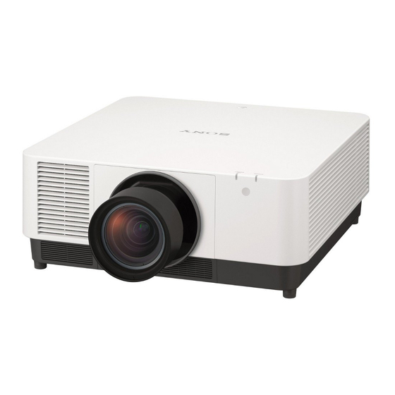 Sony VPL-FHZ131L Manual De Referencia Rápida