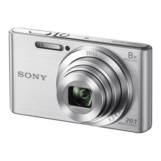 Sony Cyber-shot DSC-W830 Guia De Ayuda