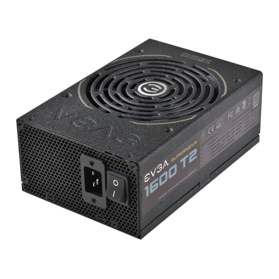 EVGA SuperNOVA T2 TITANIUM Serie Manual De Instrucciones