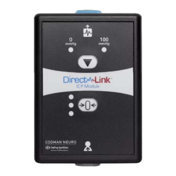 Integra Codman DirectLink ICP Manuales