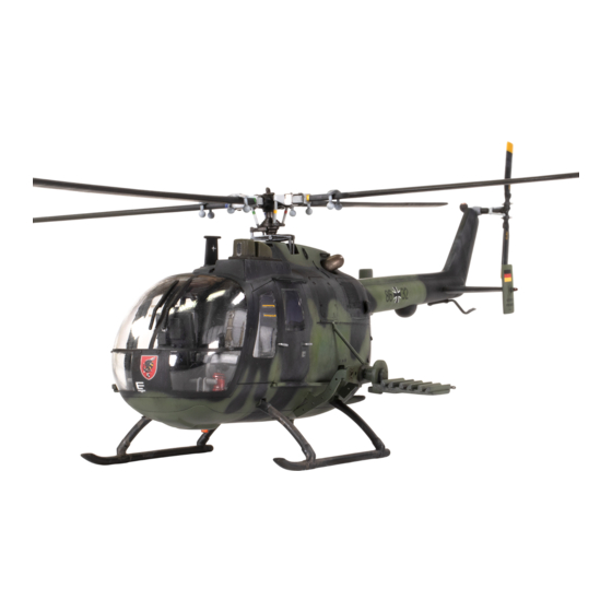 REVELL Bo-105 PAH 1A1 Instrucciones De Ensamblaje