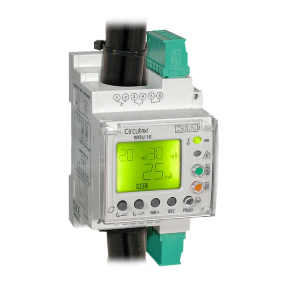 Circutor WRU-10 Manual Del Usuario