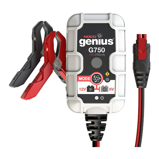 NOCO Genius G750EU Guía Del Usuario Y Garantía