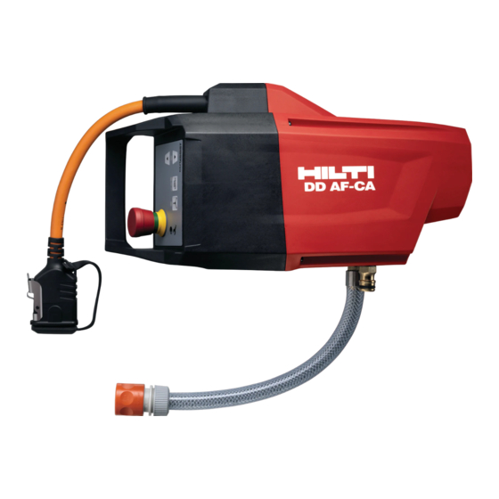 Hilti DD AF-CA Manual De Instrucciones