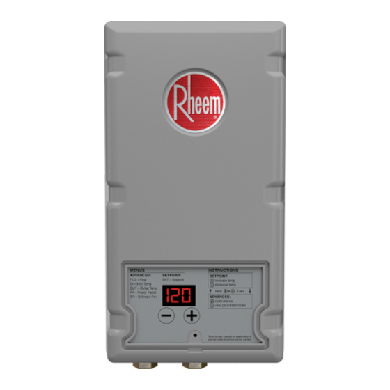 Rheem RTEH3512T Guia De Instalacion