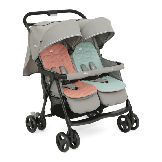 Joie aire twin stroller Manual De Instrucciones