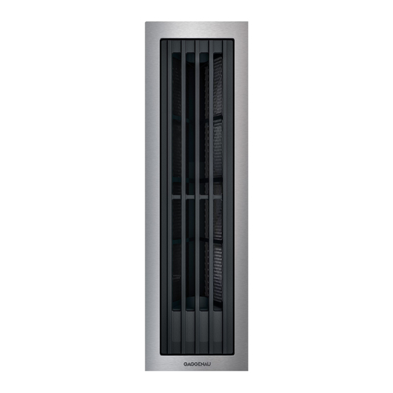 Gaggenau VL414115 Manual De Usuario E Instrucciones De Montaje