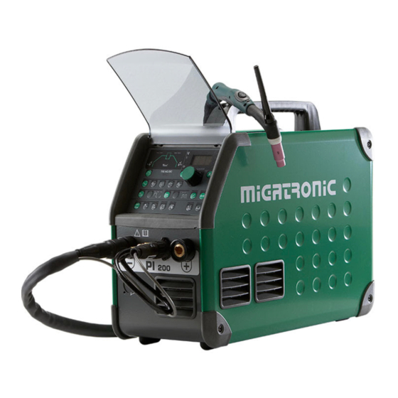 Migatronic PI 200 AC/DC Manuales