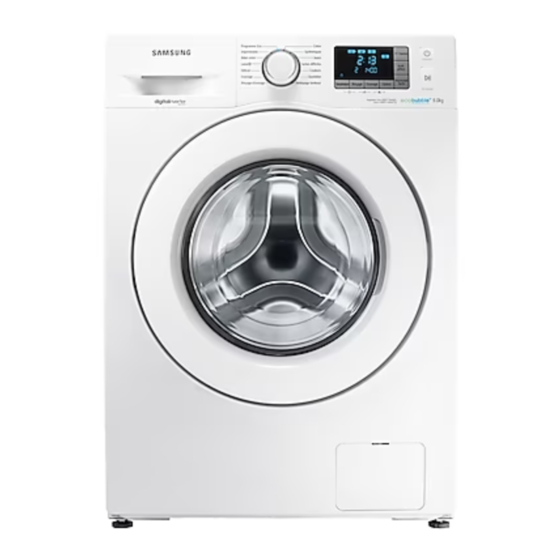 Samsung WF90F5 Serie Manual Del Usuario