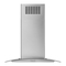 Whirlpool WVI30330LS, WVI30336LS - Manual de campana extractora de isla de vidrio curvo de 30