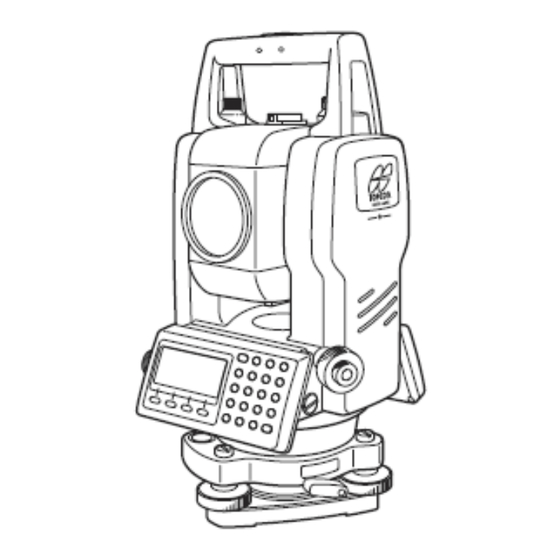 Topcon GTS-100N Serie Manual De Instrucciones