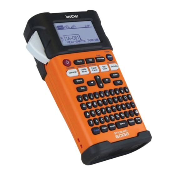 Brother P-touch E300 Guía Del Usario