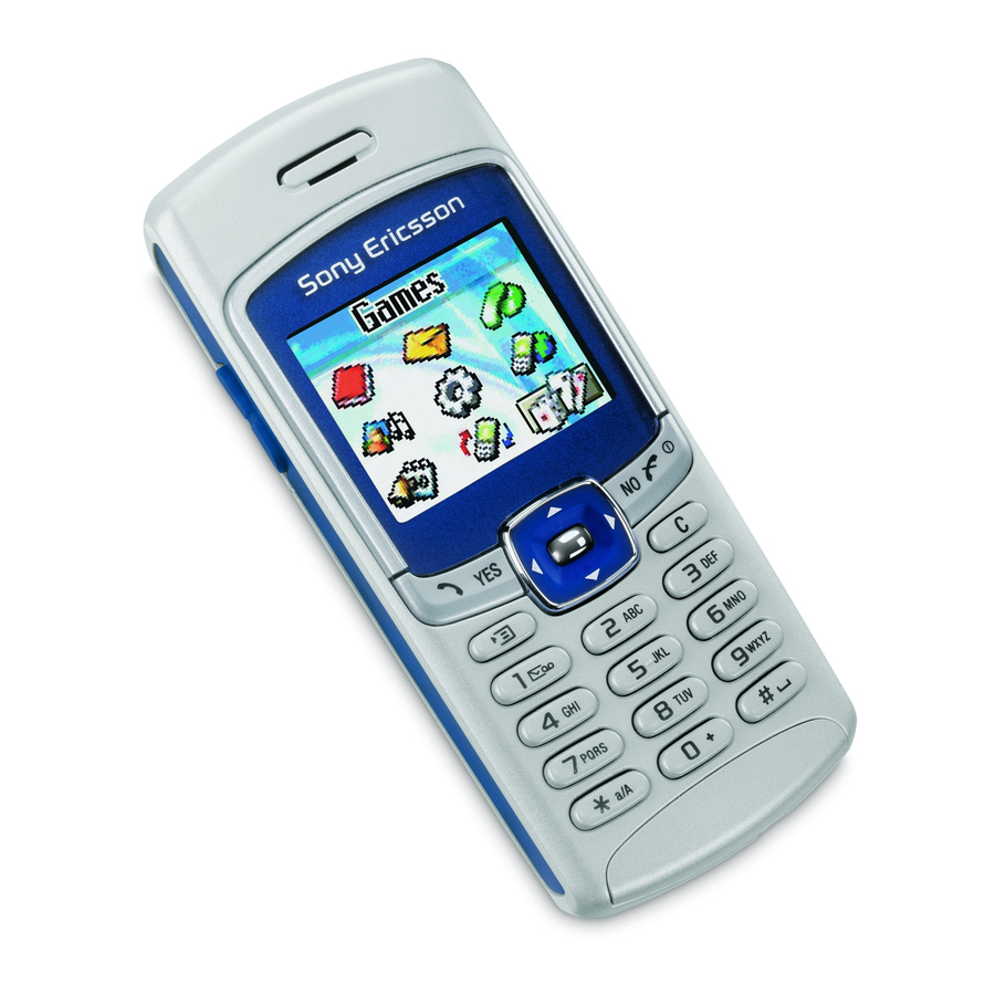 Sony Ericsson T230 Manual Del Usuario