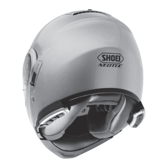 SHOEI cardo SHO-1 Guía De Usario
