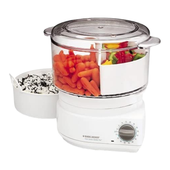 Black and Decker Flavor Scenter Steamer Plus HS900 Manuales