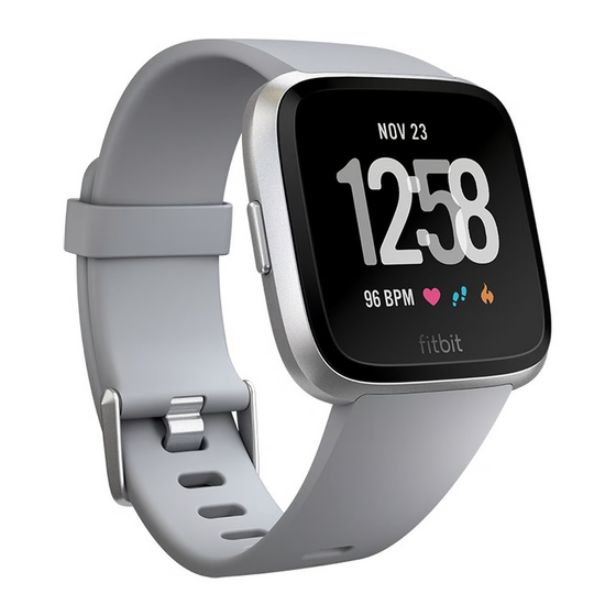 Fitbit versa Manual Del Usuario