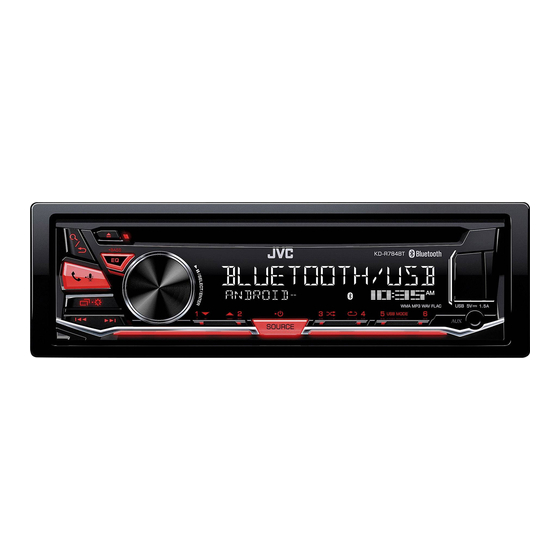 JVC KD-R981BT Manual De Instrucciones