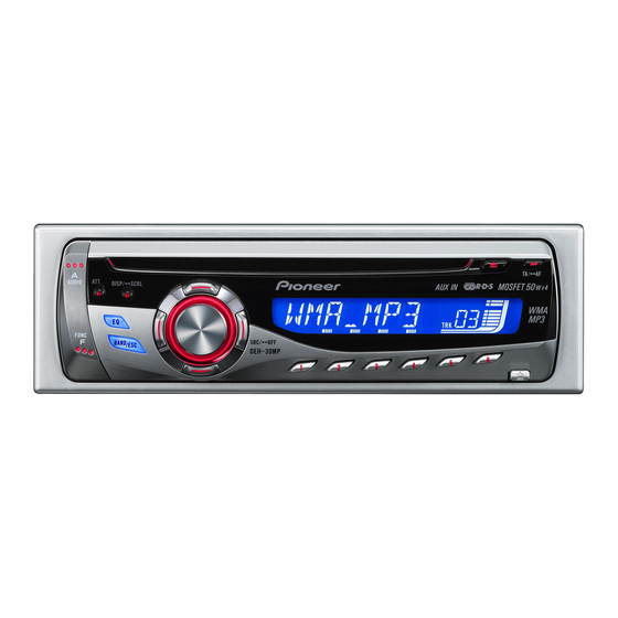 Pioneer DEH-30MP Manual De Instrucciones