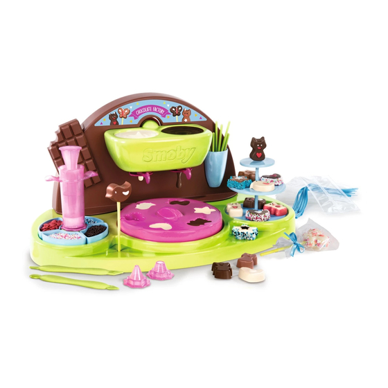 Smoby CHEF CHOCOLATE FACTORY Manual De Instrucciones