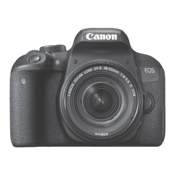 Canon EOS 800D Manual De Instrucciones