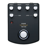 Zoom Tri Metal TM-01 Manual De Instrucciones