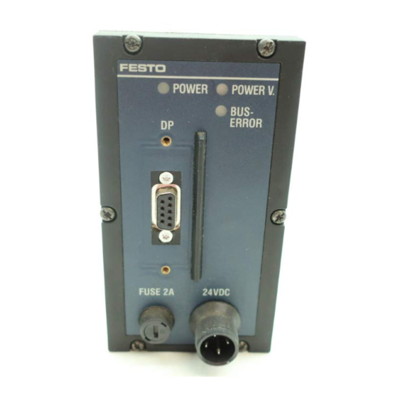 Festo IFB13-03 Manual De Instrucciones