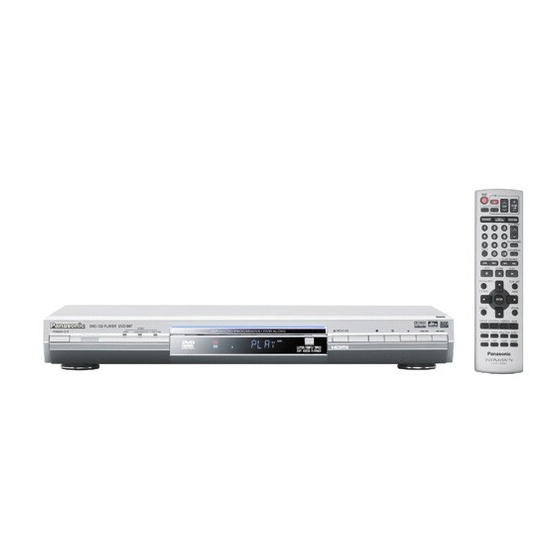 Panasonic DVD-S97 Manuales