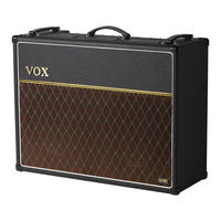 VOX Amplification AC15VR Manual De Usuario