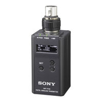 Sony DWT-P01N Manual De Instrucciones