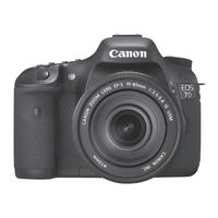 Canon EOS 7D Instrucciones De Uso