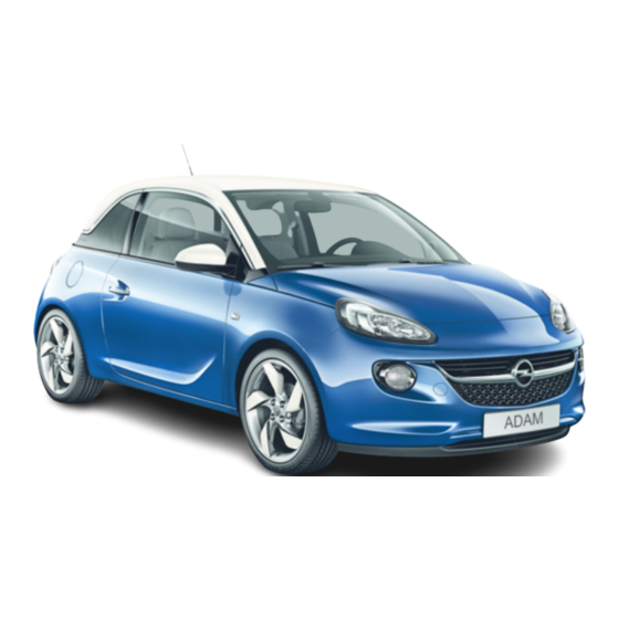 Opel ADAM Manuales